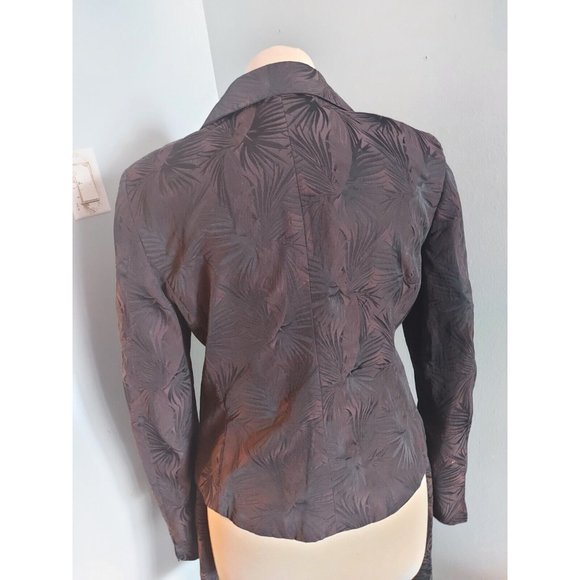 Max Mara Skirt Suit Size Sm 2 Piece Jacket And Knee-Length Skirt Black vtg - Picture 6 of 8